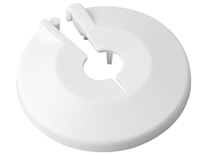 Bonomini krycí rozeta na potrubí k radiátorům, průměr 16 mm, ABS/bílá