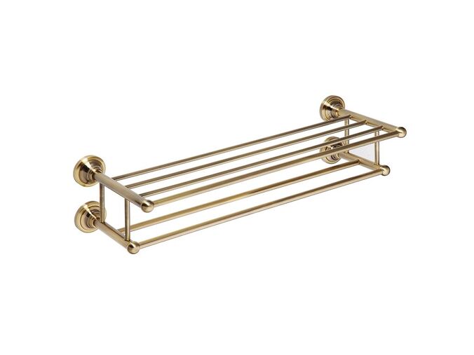Bemeta RETRO - bronz polička na ručníky dvojitá, bronz