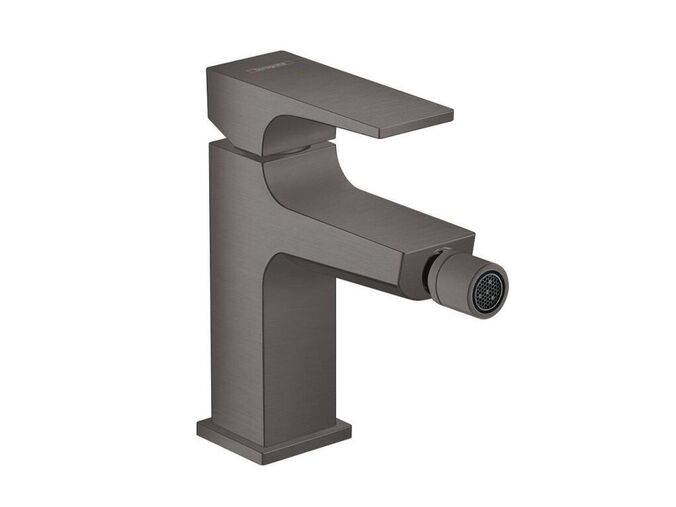 Hansgrohe Metropol Bidetová baterie s výpustí Push-Open, kartáčovaný černý chrom