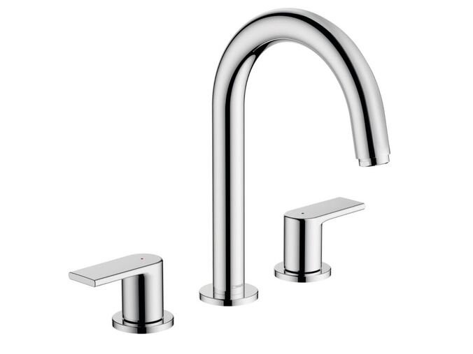 Hansgrohe Vernis Shape Umyvadlová baterie s výpustí, 3-otvorová instalace, chrom