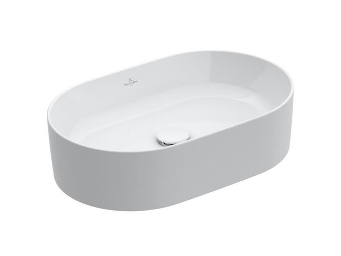 Villeroy & Boch Collaro Umyvadlo na desku, 560x360 mm, CeramicPlus, Stone White