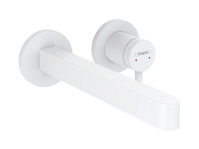 Hansgrohe Finoris Umyvadlová baterie pod omítku, 2-otvorová instalace, EcoSmart, matná bílá