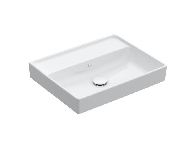 Villeroy & Boch Collaro Umyvadlo nábytkové 600x470 mm, bez přepadu, bez otvoru pro baterii, CeramicPlus, Stone White