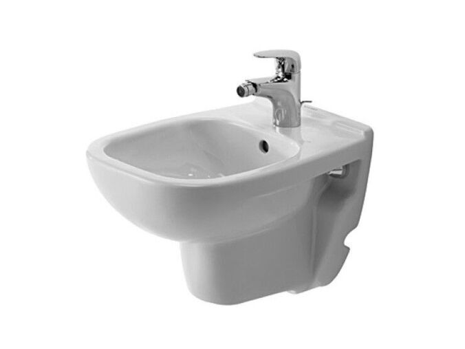 Duravit D-Code závěsný bidet Compact, bílá