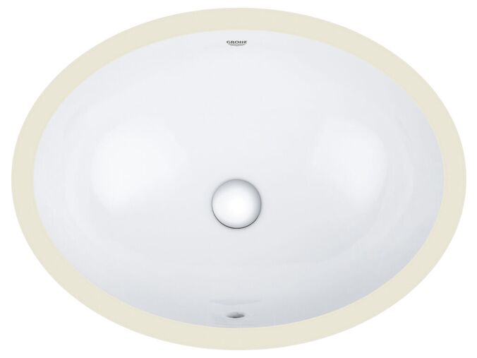 Grohe Bau Ceramic Umyvadlo zápustné 560x420 mm, s přepadem, alpská bílá