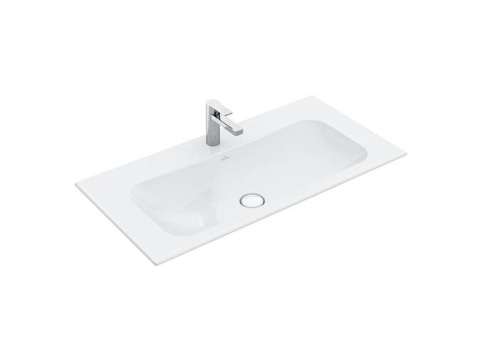 Villeroy & Boch Finion Umyvadlo bez přepadu, 1000x500 mm, s CeramicPlus, alpská bílá