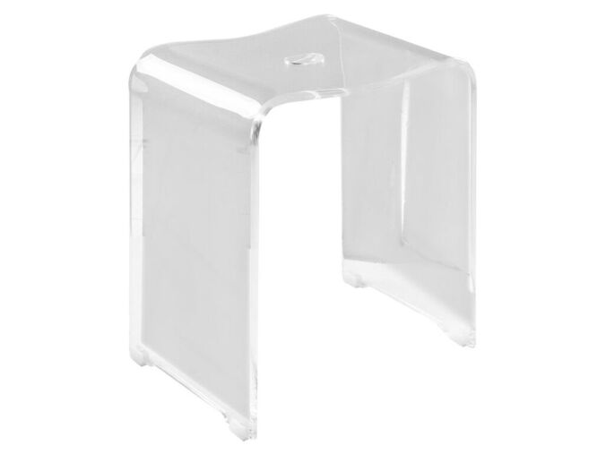 Ridder TRENDY koupelnová stolička 40x48x27,5cm, čirá