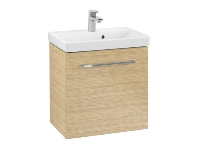 Villeroy & Boch Avento Umyvadlová skříňka, 530x514x352 mm, 1 dvířka, Nordic Oak