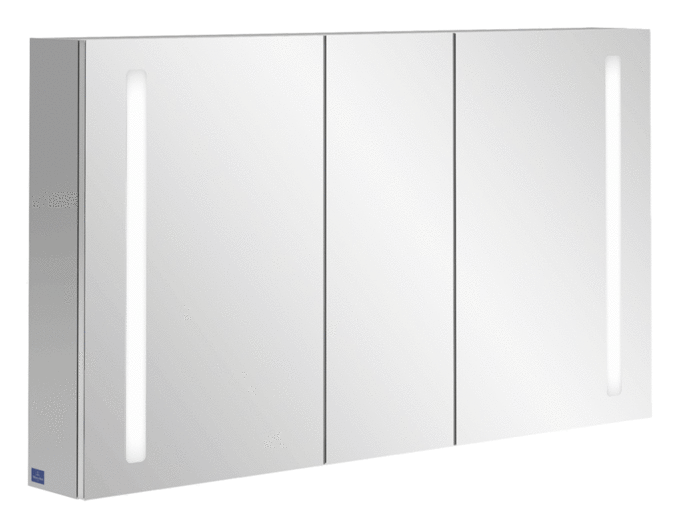Villeroy & Boch My View 14 zrcadlová skříňka 3 dvířka, diodové osvětlení 1300x750x173mm