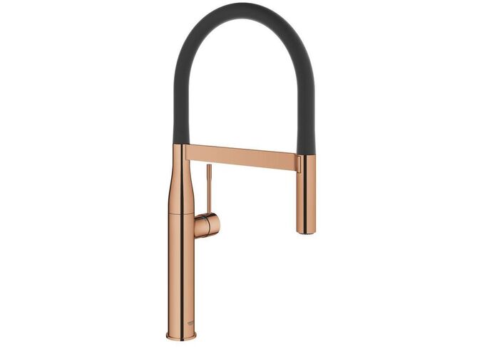 Grohe Essence Dřezová baterie s flexibilním ramenem s přepínačem, Warm Sunset