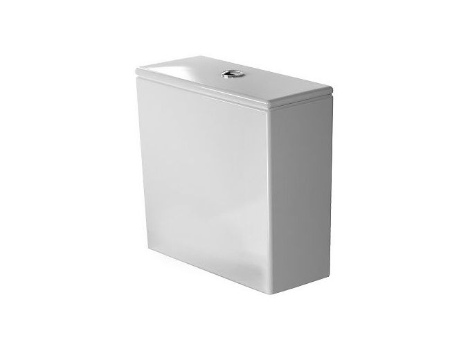 Duravit DuraStyle splachovací nádrž 39x17 cm, připojení dole vlevo, bílá