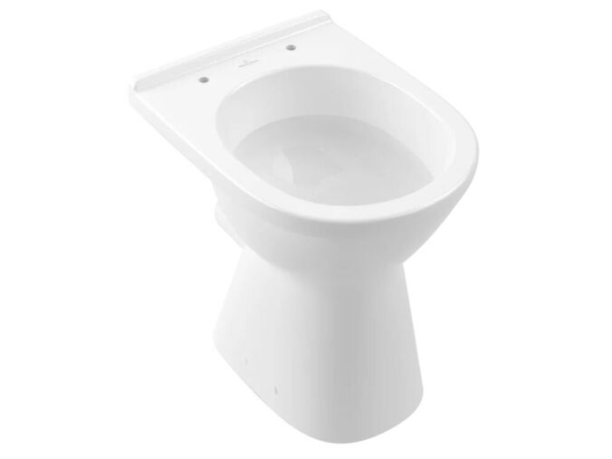 Villeroy & Boch ViCare Stojící WC, zadní odpad, Rimless, alpská bílá