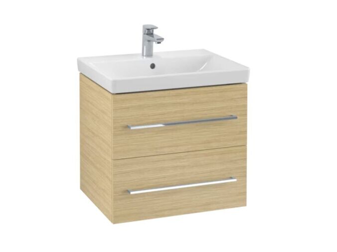 Villeroy & Boch Avento Umyvadlová skříňka, 580x514x452 mm, 2 zásuvky, Oak Kansas