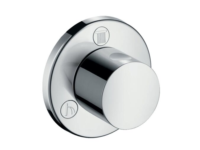 Hansgrohe Trio/Quattro Uzavírací a přepínací ventil pod omítku, chrom