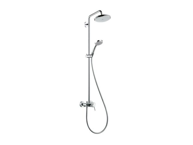 Hansgrohe Croma Sprchový set Showerpipe 220 s baterií, 1 proud, chrom