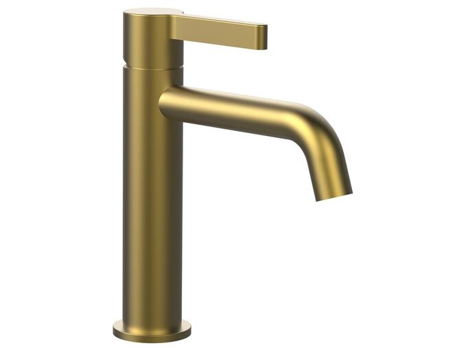 Sapho ICONIC stojánková umyvadlová baterie bez výpusti, zlato mat