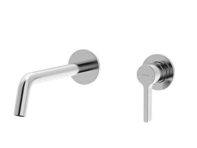 Sapho ICONIC podomítková dvouprvková umyvadlová baterie, chrom