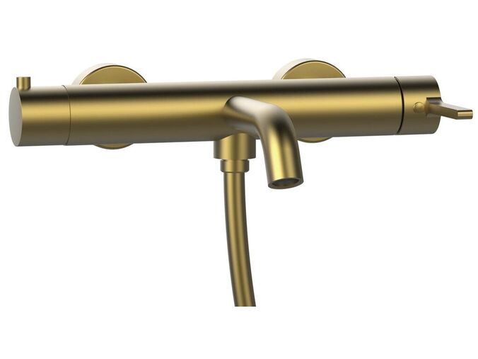 Sapho ICONIC nástěnná vanová baterie, zlato mat