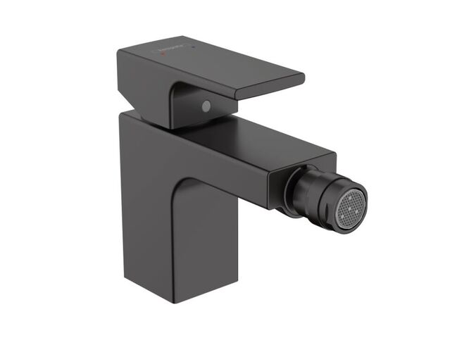 Hansgrohe Vernis Shape Bidetová baterie s výpustí, matná černá