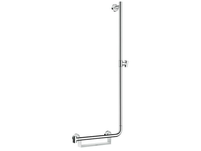 Hansgrohe Raindance Sprchová tyč 1100 mm, pravá, bílá/chrom