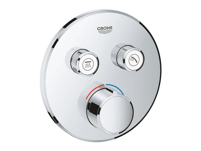 Grohe SmartControl Baterie pod omítku, 2 výstupy, chrom