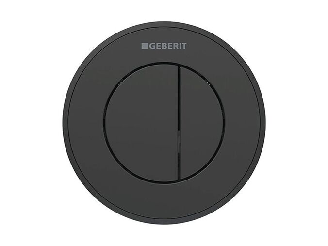 Geberit Typ 10 oddálené ovládání, pneumatické, pro 2 množství splachování, pod omítku, pro Sigma 8, černá/černá mat