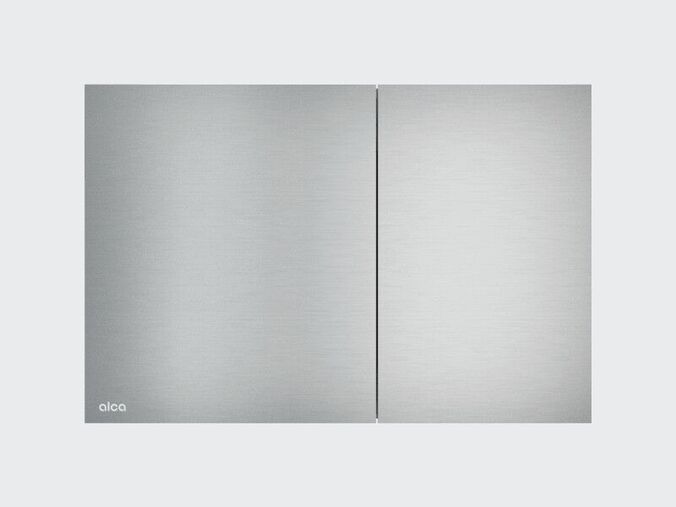 Alcadrain Air ovládací tlačítko Inox, pro 2 množství splachování, nerez polomat/lesk