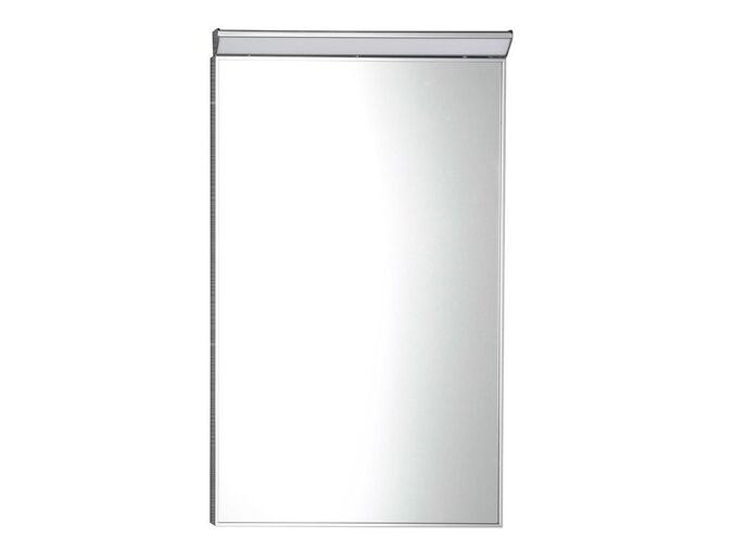 Aqualine BORA zrcadlo s LED osvětlením a vypínačem 400x600mm, chrom