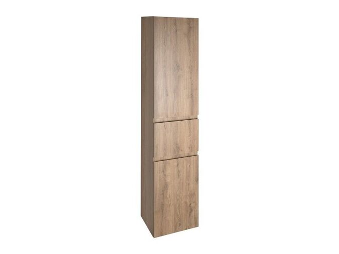 Aqualine ALTAIR vysoká skříňka s košem 40x184x31cm, pravá, dub emporio