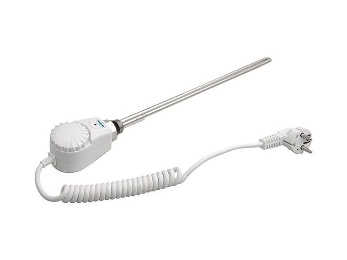 Aqualine Elektrická topná tyč s integrovaným termostatem 300W, bílá