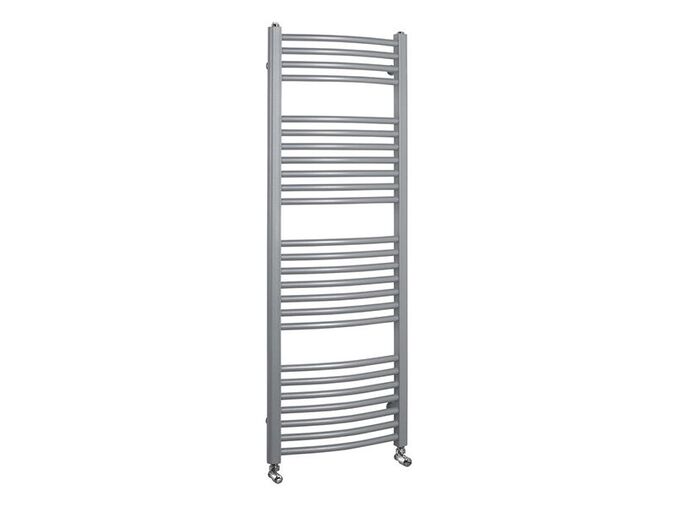 Aqualine ORBIT otopné těleso s bočním připojením 450x1322 mm, stříbrná strukturální
