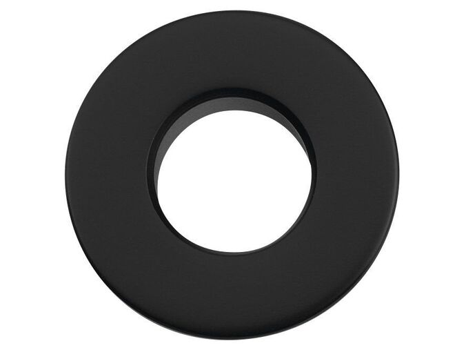Sapho Kovová krytka přepadu umyvadla, 30 mm, černá mat
