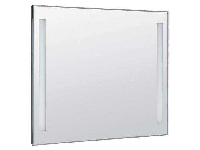 Aqualine Zrcadlo s LED osvětlením 100x80cm, kolébkový vypínač
