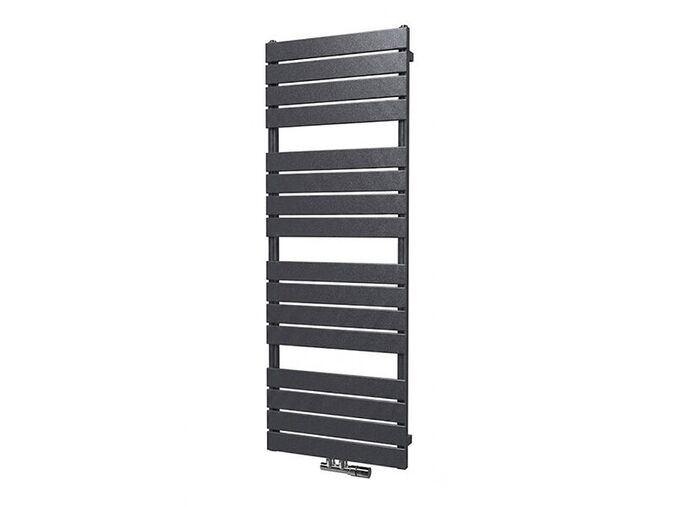 Isan Melody Atria kombinovaný radiátor 152 x 55 cm, středové připojení, antracit metalíza