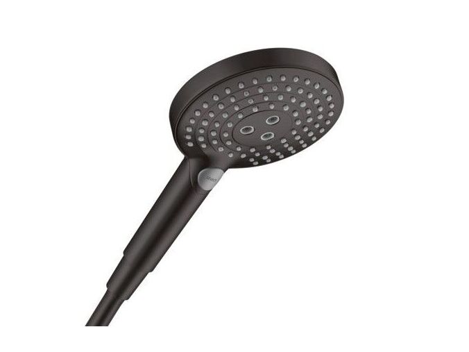 Hansgrohe Raindance S Sprchová hlavice 120, 3 proudy, EcoSmart, matná černá
