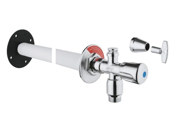 Grohe Eurotec Venkovní nástěnný set, matný chrom
