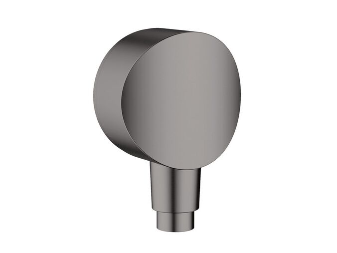 Hansgrohe Fixfit Sprchové kolínko S se zpětným ventilem, kartáčovaný černý chrom