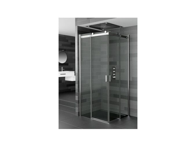 Riho BALTIC B207 rohový sprchový kout, 100x100/210cm, chrom, čiré sklo