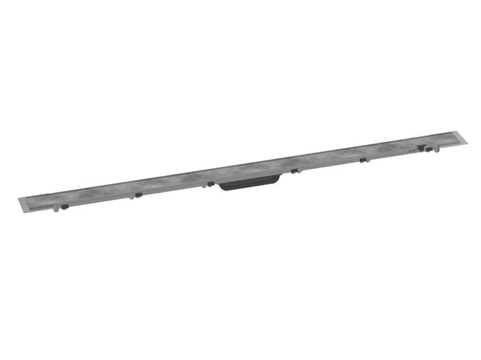 Hansgrohe Raindrain Lineární sprchový žlab 1200, s roštem pro vložení dlažby, nerez