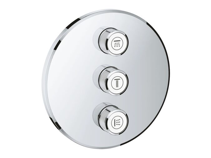 Grohe Grohtherm SmartControl Třícestný ovladač pod omítku, chrom