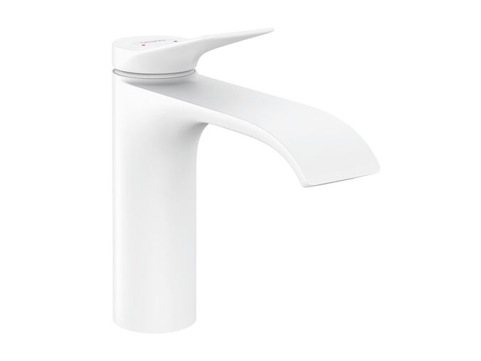 Hansgrohe Vivenis Umyvadlová baterie 110, s výpustí, EcoSmart, matná bílá