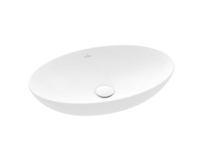 Villeroy & Boch Loop&Friends Umyvadlo na desku, 620x420 mm, bez přepadu, CeramicPlus, alpská bílá