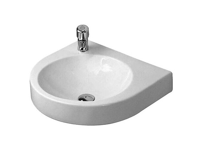 Duravit Architec umyvadlo 57,5x52 cm, bez přepadu, 1 otvor vlevo, bílá