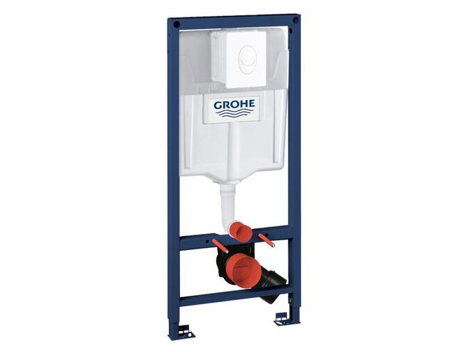 Grohe Rapid SL Předstěnový instalační prvek pro závěsné WC, nádržka GD2, ovládací tlačítko Skate Air, alpská bílá