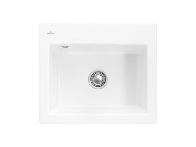 Villeroy & Boch Subway 60 Keramický dřez 60x51 cm, CeramicPlus, Stone White