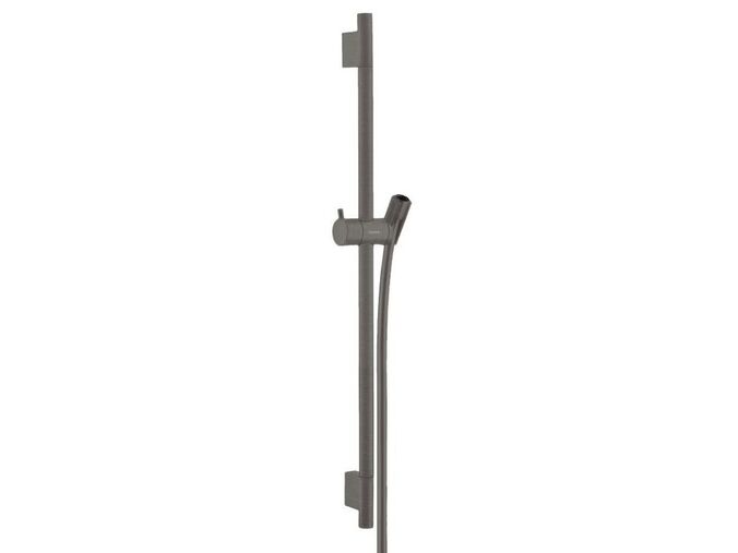 Hansgrohe Raindance Sprchová tyč 650 mm se sprchovou hadicí, kartáčovaný černý chrom