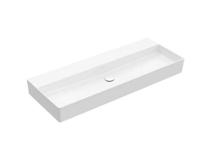 Villeroy & Boch Memento 2.0 Umyvadlo nábytkové 1200x470 mm, bez přepadu, bez otvoru pro baterii, CeramicPlus, alpská bílá
