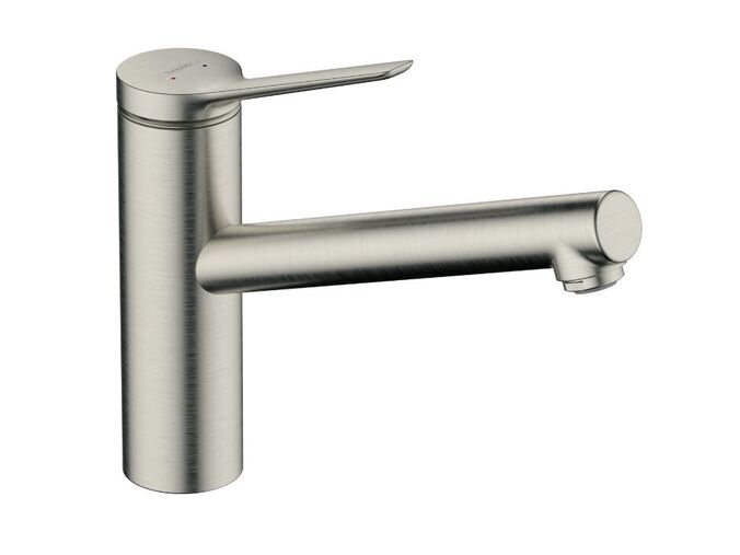 Hansgrohe Zesis M33 Dřezová baterie 150, vzhled nerezu