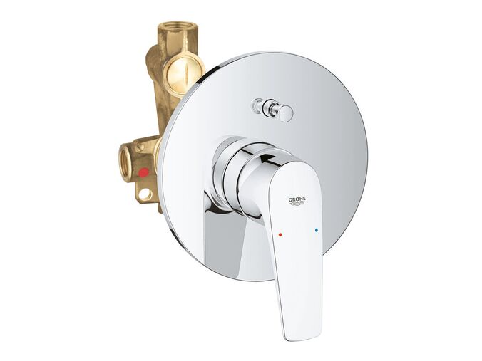 Grohe BauFlow Vanová baterie pod omítku, s tělesem, chrom