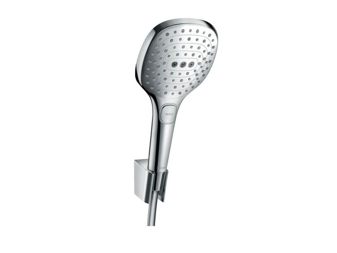 Hansgrohe Raindance E Set sprchové hlavice E 120, 3 proudy, držáku a hadice, chrom